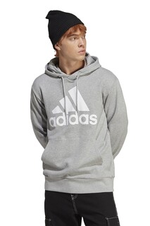 Толстовка Essentials с карманом-кенгуру и логотипом Adidas Sportswear, серый