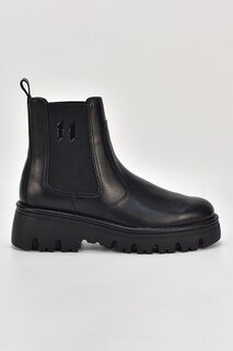 Кожаные ботинки челси с логотипом Karl Lagerfeld, черный