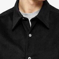 Studio Nicholson Вельветовая рубашка Rosso, черный