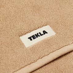 Tekla Fabrics Органический махровый коврик для ванной, оранжевый