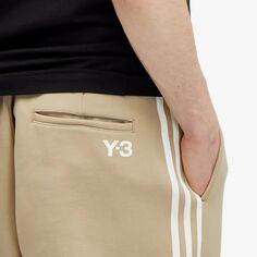 Y-3 Спортивные брюки с 3 полосками, белый