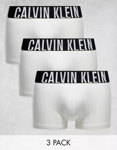Белые трусы из эластичного хлопка Calvin Klein Intense Power 3