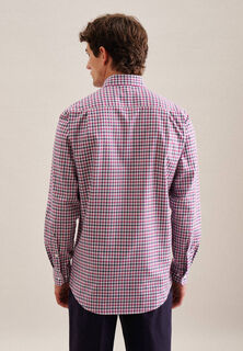 Деловая рубашка стандартного кроя Seidensticker, розовый