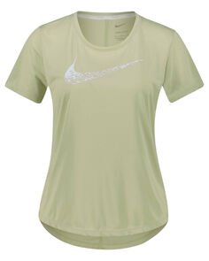 Беговая рубашка Nike, зеленый