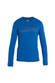 Функциональная рубашка меринос 200 оазис Icebreaker, синий