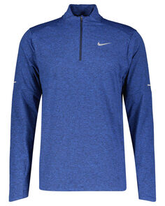 Беговая рубашка с длинными рукавами Nike, синий
