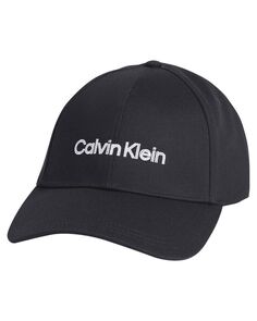 Кепка с двойной вышивкой Calvin Klein, черный
