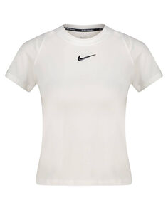 Теннисная рубашка Nikeourt Advantage Nike, белый