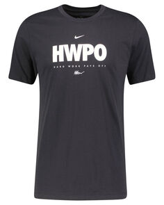 Спортивная рубашка dri-fit hwpo Nike, черный