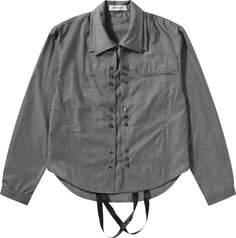 Куртка Kiko Kostadinov Tonino Shirt &apos;Grey Melange&apos;, серый
