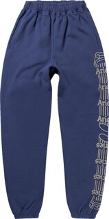 Спортивные брюки Aries Reflective Column &apos;Navy&apos;, синий