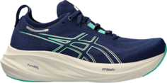 Кроссовки Wmns Gel Nimbus 26 Wide &apos;French Blue Electric Lime&apos;, синий Asics