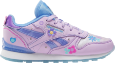 Кроссовки My Little Pony x Classic Leather Step &apos;n&apos; Flash Little Kid &apos;Izzy&apos;, розовый Reebok