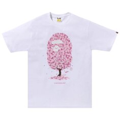 Футболка BAPE Sakura &apos;White&apos;, белый