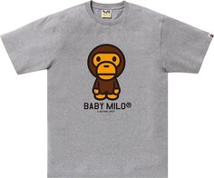 Футболка BAPE Baby Milo &apos;Grey&apos;, серый