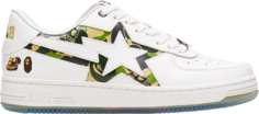 Кроссовки Bored Ape Yacht Club x Wmns Bapesta 2 &apos;White Green Camo&apos;, белый