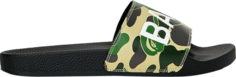 Кроссовки ABC Camo Slide &apos;Green Text&apos;, зеленый Bape