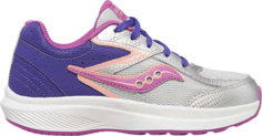 Кроссовки Cohesion KDZ Big Kid &apos;Purple Silver Pink&apos;, фиолетовый Saucony