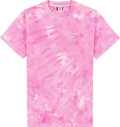 Футболка Sporty &amp; Rich Wellness Studio Tie Dye &apos;Taffy/White&apos;, розовый