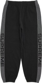 Спортивные брюки Supreme Jacquard Stripe &apos;Black&apos;, черный