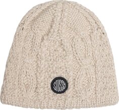 Шапка Stussy Cable Knit Skullcap &apos;Natural&apos;, кремовый