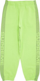 Спортивные брюки Supreme Jacquard Stripe &apos;Bright Green&apos;, зеленый