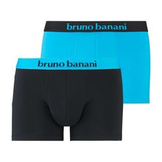 Боксеры Bruno Banani Boxershorts 2 шт, цвет Aquablau / Schwarz