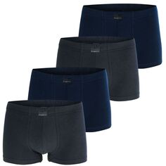 Боксеры Bugatti Boxershorts 4 шт, цвет Schwarz / Navy