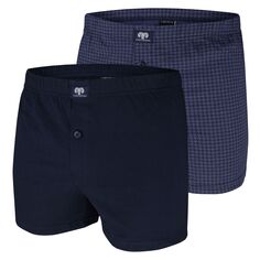 Боксеры CECEBA Boxershorts 2 шт, цвет Navy gemustert