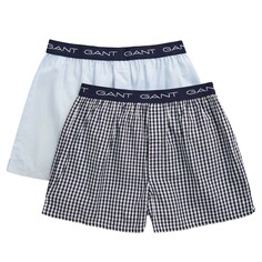 Боксеры Gant Web-Boxershorts 2 шт, синий