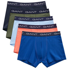 Боксеры Gant Boxershort 5 шт, цвет Blau/Grün/Orange