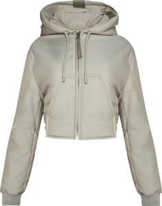 Куртка Loewe Cropped Hooded &apos;Laurel Green&apos;, зеленый