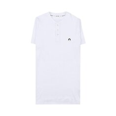 Рубашка Marine Serre Organic Henley &apos;White&apos;, белый
