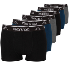 Боксеры Kappa Boxershorts 6 шт, цвет schwarz-marine-anthrazit