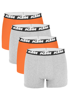 Боксеры KTM Boxershorts 4 шт, цвет Light Grey / Orange