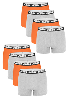 Боксеры KTM Boxershorts 8 шт, цвет Light Grey / Orange