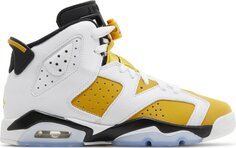 Кроссовки Air Jordan 6 Retro GS &apos;Yellow Ochre&apos;, желтый