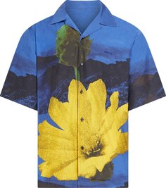 Рубашка OAMC Kurt Floral &apos;Blue&apos;, синий