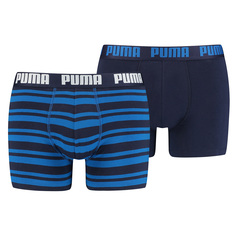 Боксеры Puma Boxershorts HERITAGE STRIPE BOXER 2 шт, цвет 056 - blue