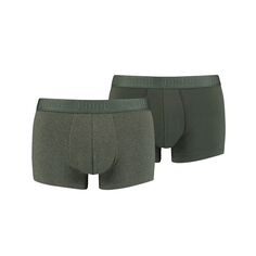 Боксеры Puma Boxershorts PUMA BASIC TRUNK 2P, цвет 009 - Green Melange