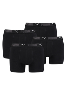 Боксеры Puma Boxershorts PUMA SPORT COTTON BOXER 4P, черный