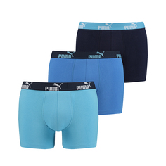 Боксеры Puma BoxershortsPUMA PROMO SOLID Boxer 3Pin101 - Blue Combo, цвет BoxershortsPUMA PROMO SOLID Boxer 3Pin101 - Blue Combo