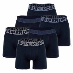 Боксеры Superdry Boxershort 6 шт, темно-синий