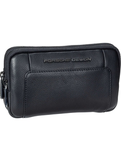 Сумка через плечо Porsche Design Sling Bag Roadster Leather Travel Pouch, черный