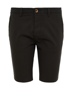 Тканевые шорты Threadbare Chino THB Northsea Slim Fit, черный