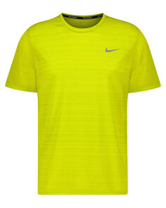 Рубашка для бега dri-fit Miler Nike, желтый