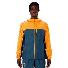 Куртка Asics Fujitrail Packable Windbreaker, оранжевый