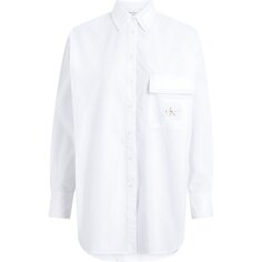 Рубашка с длинным рукавом Calvin Klein Jeans Long Utility, белый
