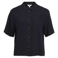Рубашка с коротким рукавом Object Sanne, черный