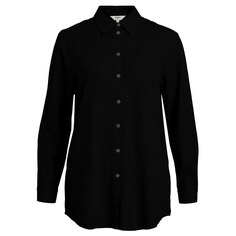 Рубашка с длинным рукавом Object Sanne, черный